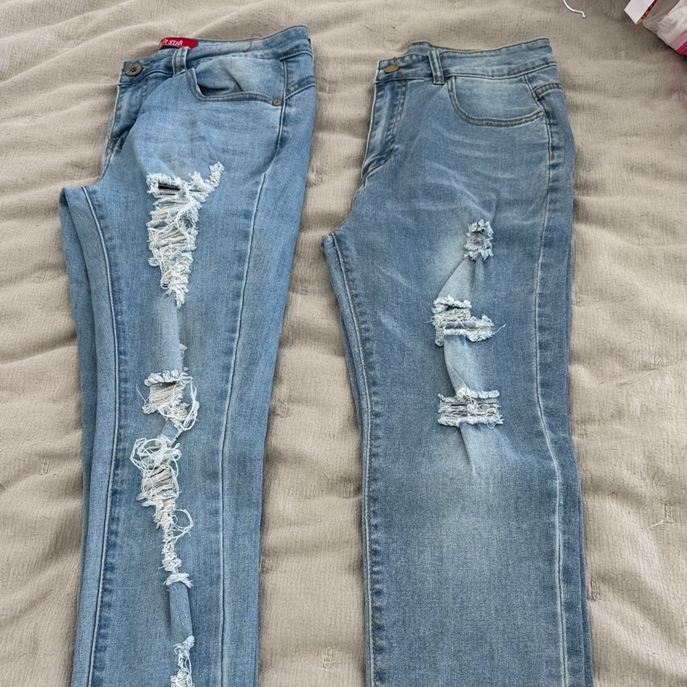 Trendy Distressed Skinny Jeans for Women